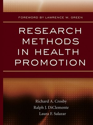 cover image of Research Methods in Health Promotion